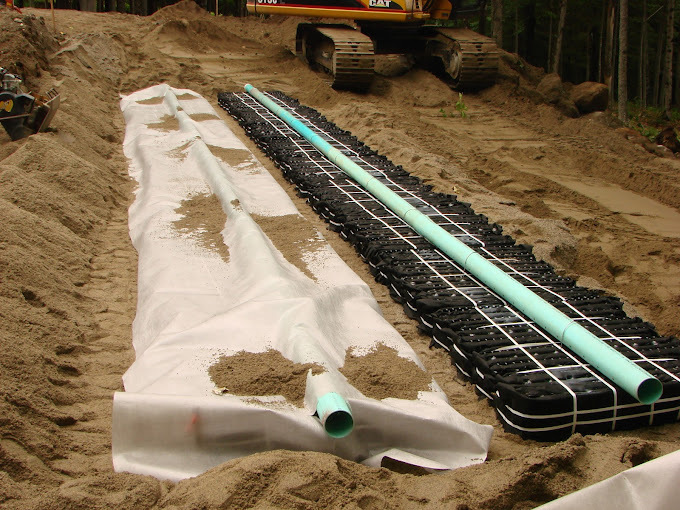 Green Global Technologies - Eljen Corporation  drenaje de cimientos y control de la erosión.